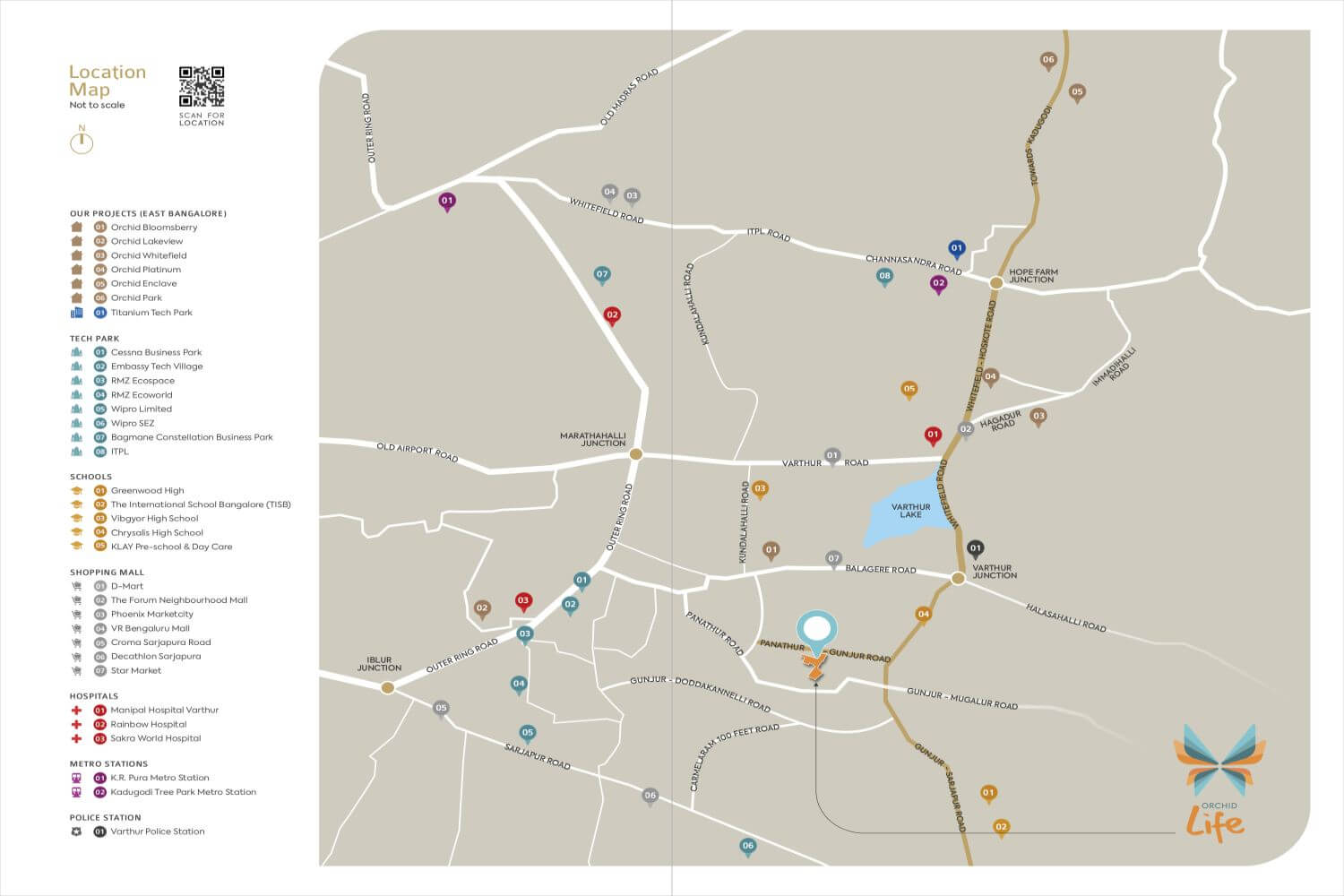 Orchid Life Gunjur Location Map
